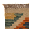 Hand Woven Wool Kelim Runner 2' 7" x 10' 3" ft / 78 x 312 cm - No. W34758