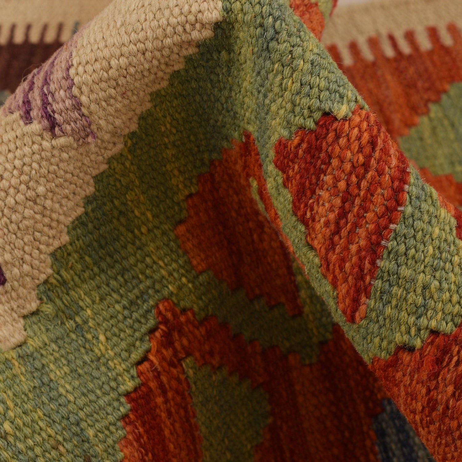 Short Chobi Kilim Runner 1' 8" x 6' 3" ft / 50 x 190 cm - No. W34762