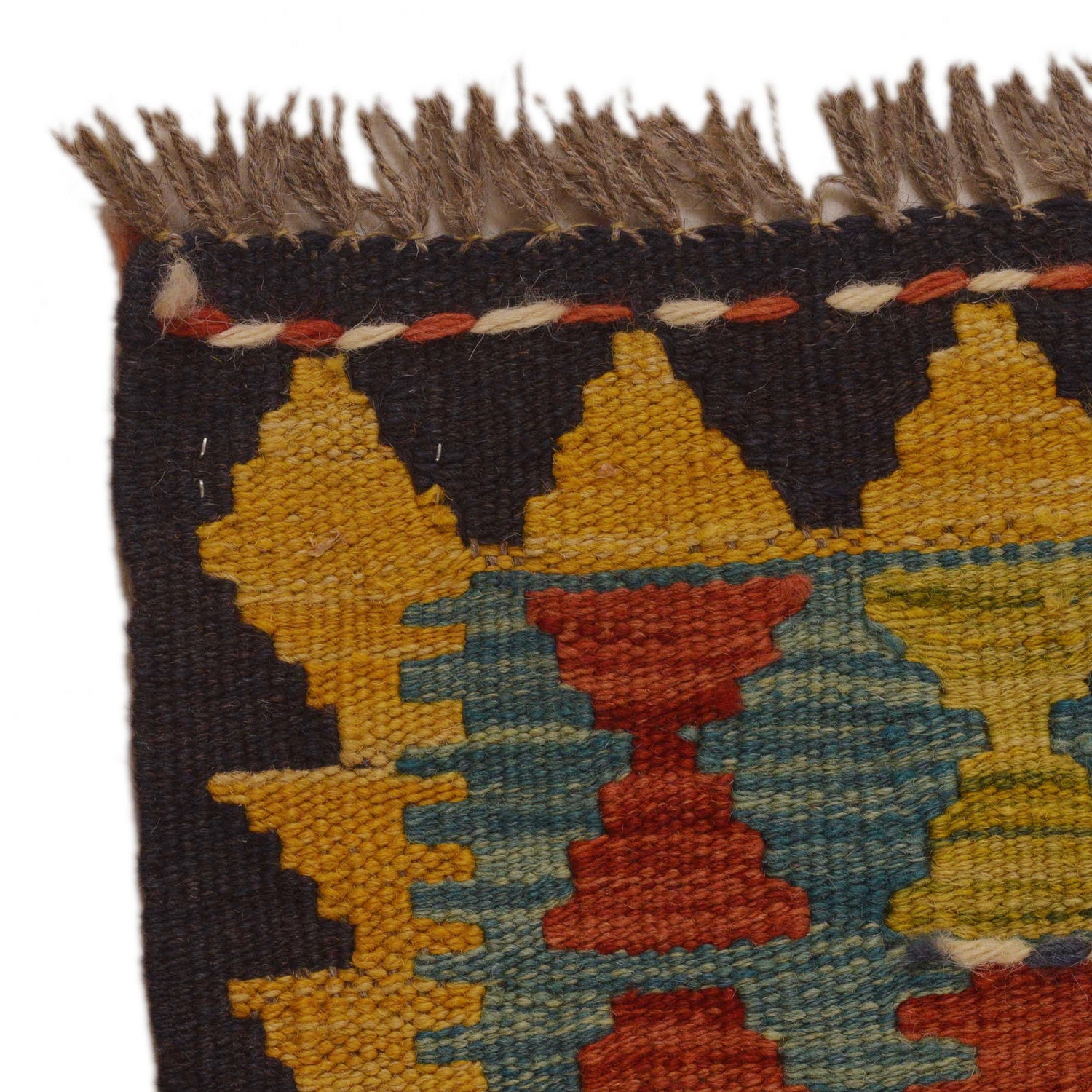 Short Kilim Runner 2' 5"x 6' 7" ft / 73 x 200 cm - No. W34764