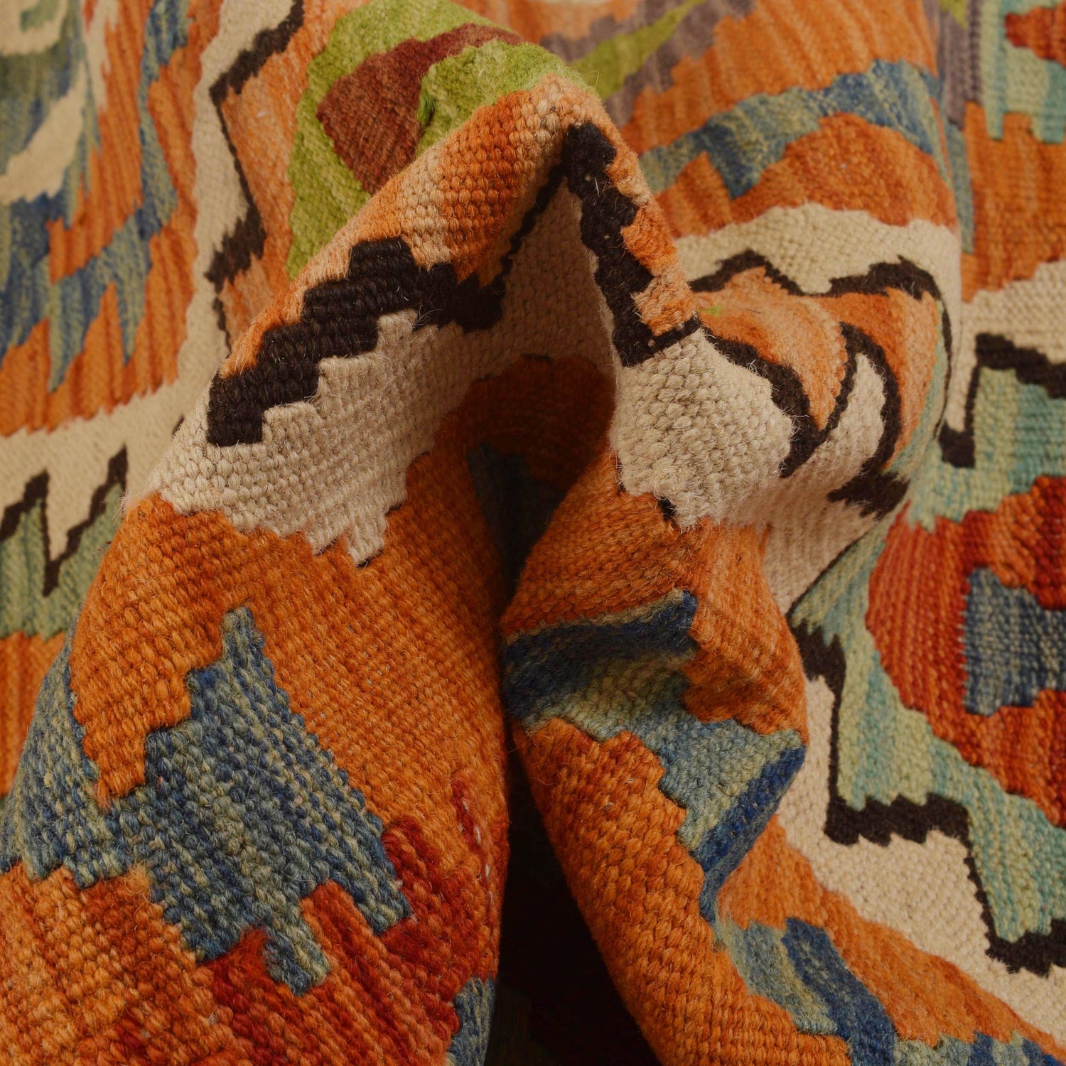 Small Size Chobi Kilim 2' 8" x 4' 2" ft / 81 x 128 cm - No. W34766