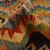 Hand Knotted Afghan Style Kilim Runner 2' 11" x 8' 0" ft / 88 x244 cm - No. W34772