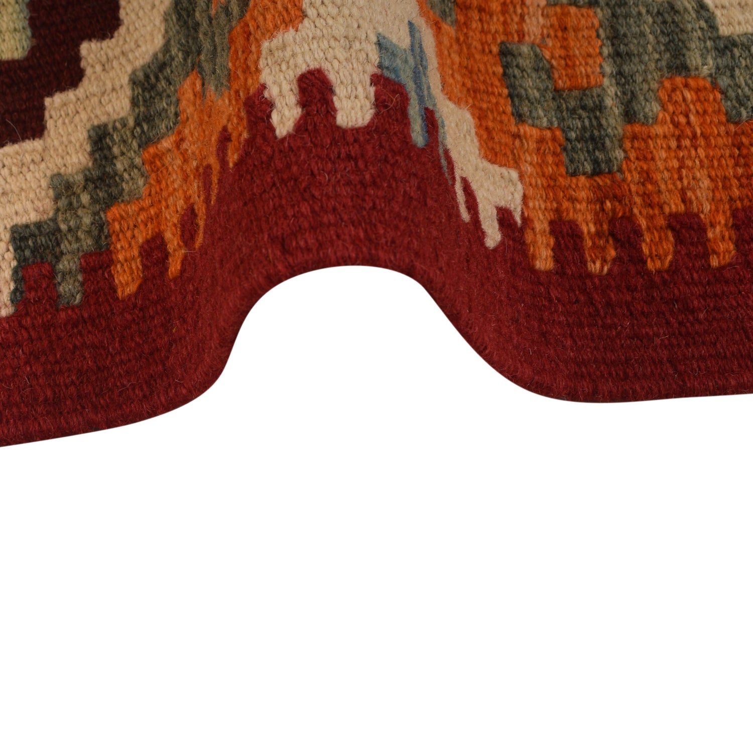 Short Chobi Kilim Runner 2' 5" x 6' 7" ft / 74 x 200 cm - No. W34776