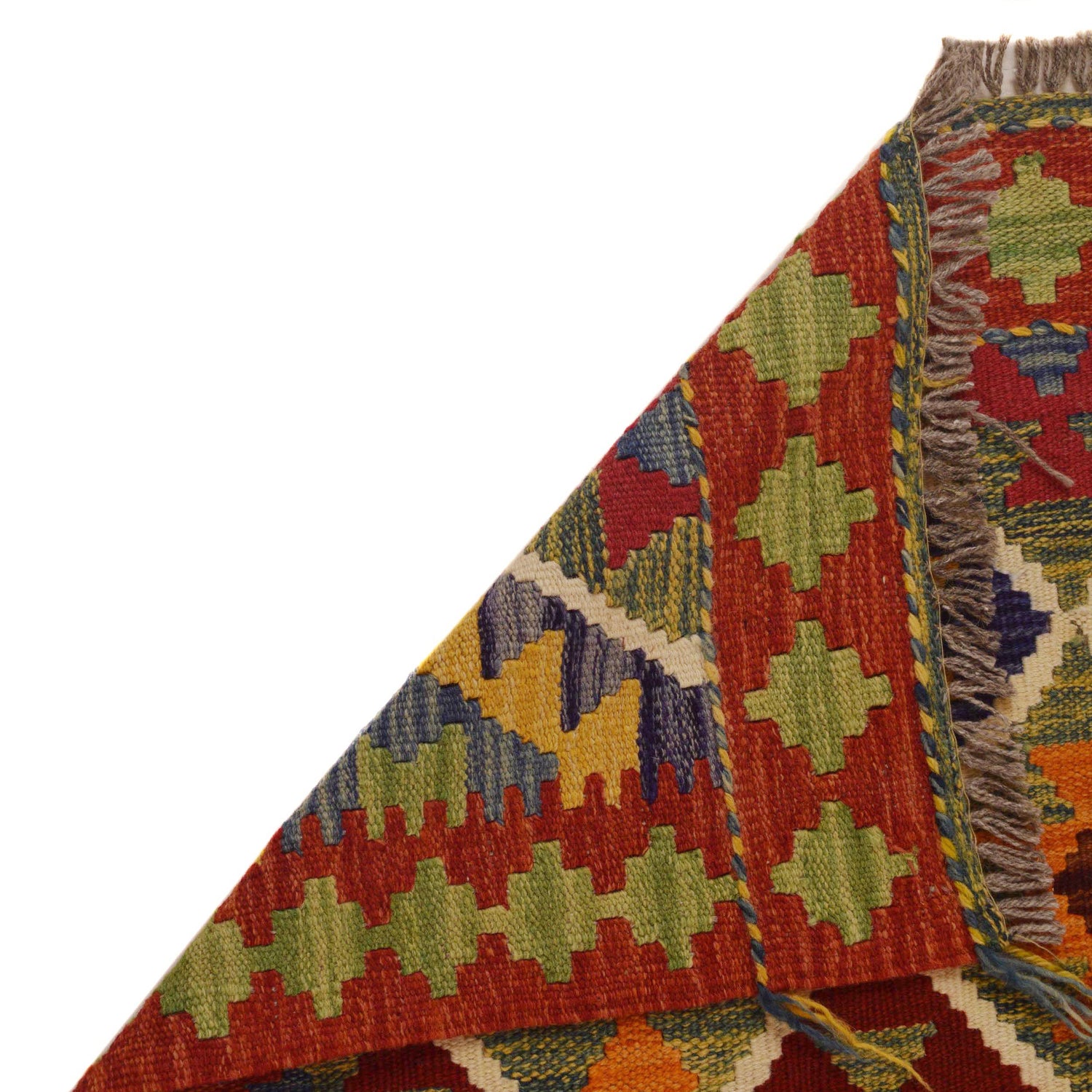 Handmade Vegetable Kilim Runner 2' 4"x 6' 3" ft / 70 x 191 cm - No. W34785