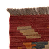Colorful Flat-Weave Wool Kilim Runner 2' 0" x 5' 0" ft / 61 x 152 cm - No. W34787