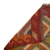 Colorful Flat-Weave Wool Kilim Runner 2' 0" x 5' 0" ft / 61 x 152 cm - No. W34787