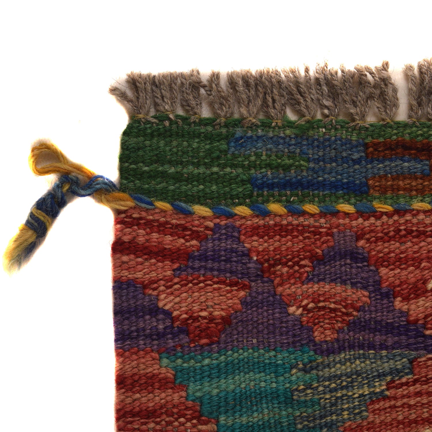 Short Chobi Kilim Runner 2' 5" x 6' 3" ft / 74 x 191 cm - No. W34797