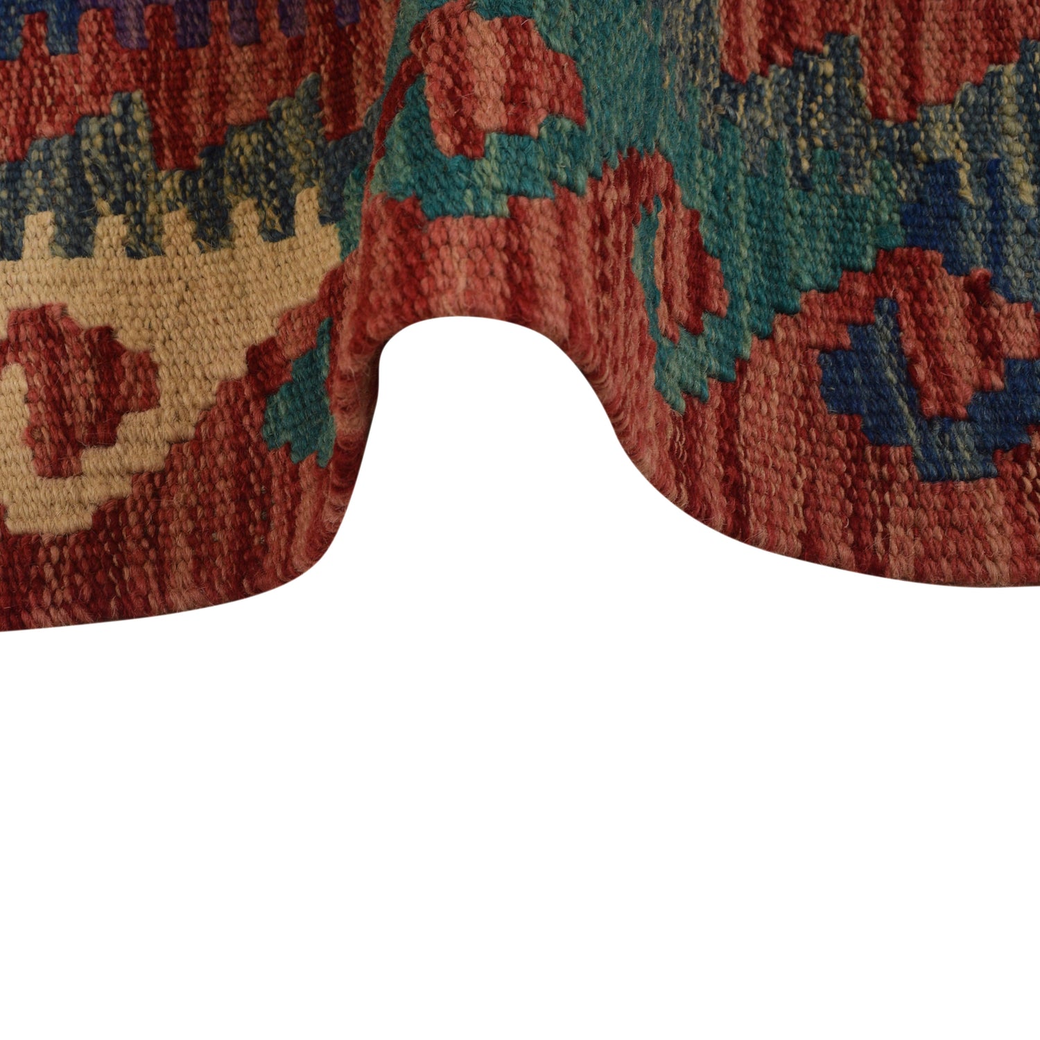 Short Chobi Kilim Runner 2' 5" x 6' 3" ft / 74 x 191 cm - No. W34797