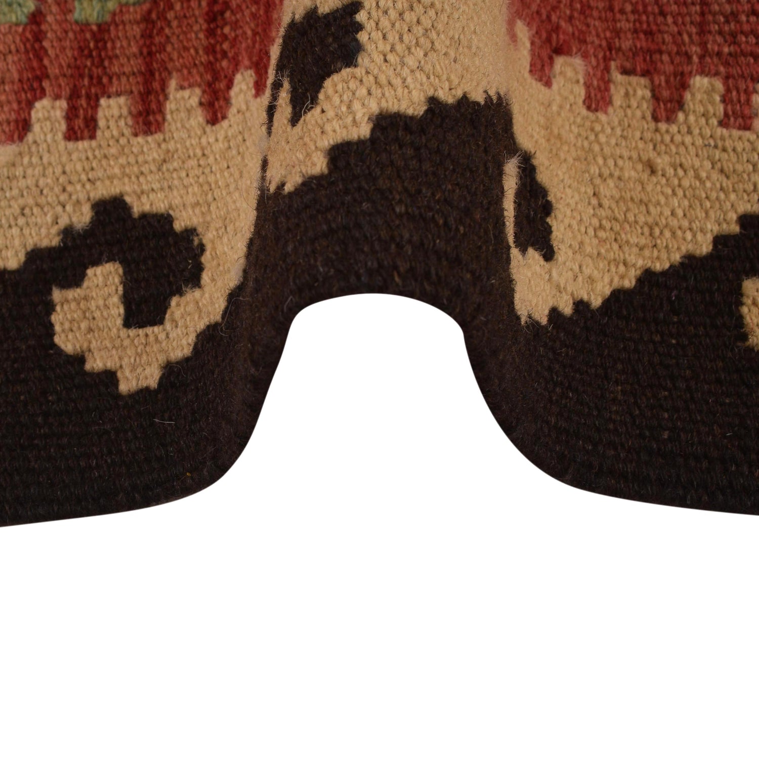 Handmade Afghan Vegetable Kilim 3' 3" x 5' 0" ft / 100 x 152 cm - No. W34805