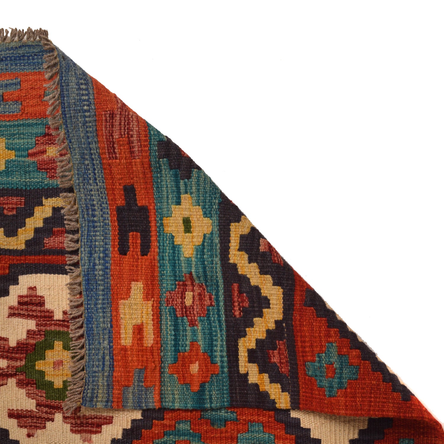 Large Size Chobi Kilim 8' 2" x 11' 5" ft / 248 x 349 cm - No. W34822