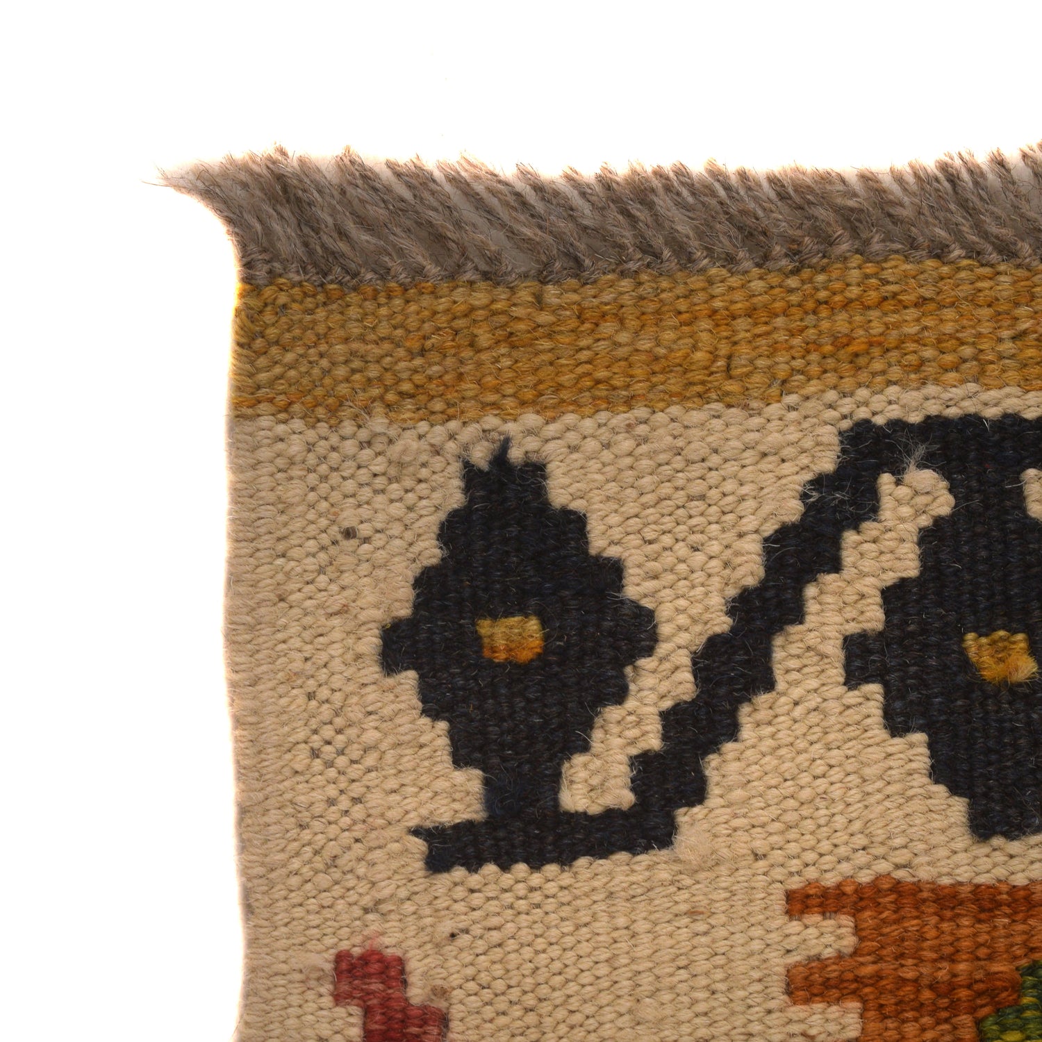 Handmade Vegetable Kelim 2' 10" x 4' 0" ft / 87 x 121 cm - No. W34832