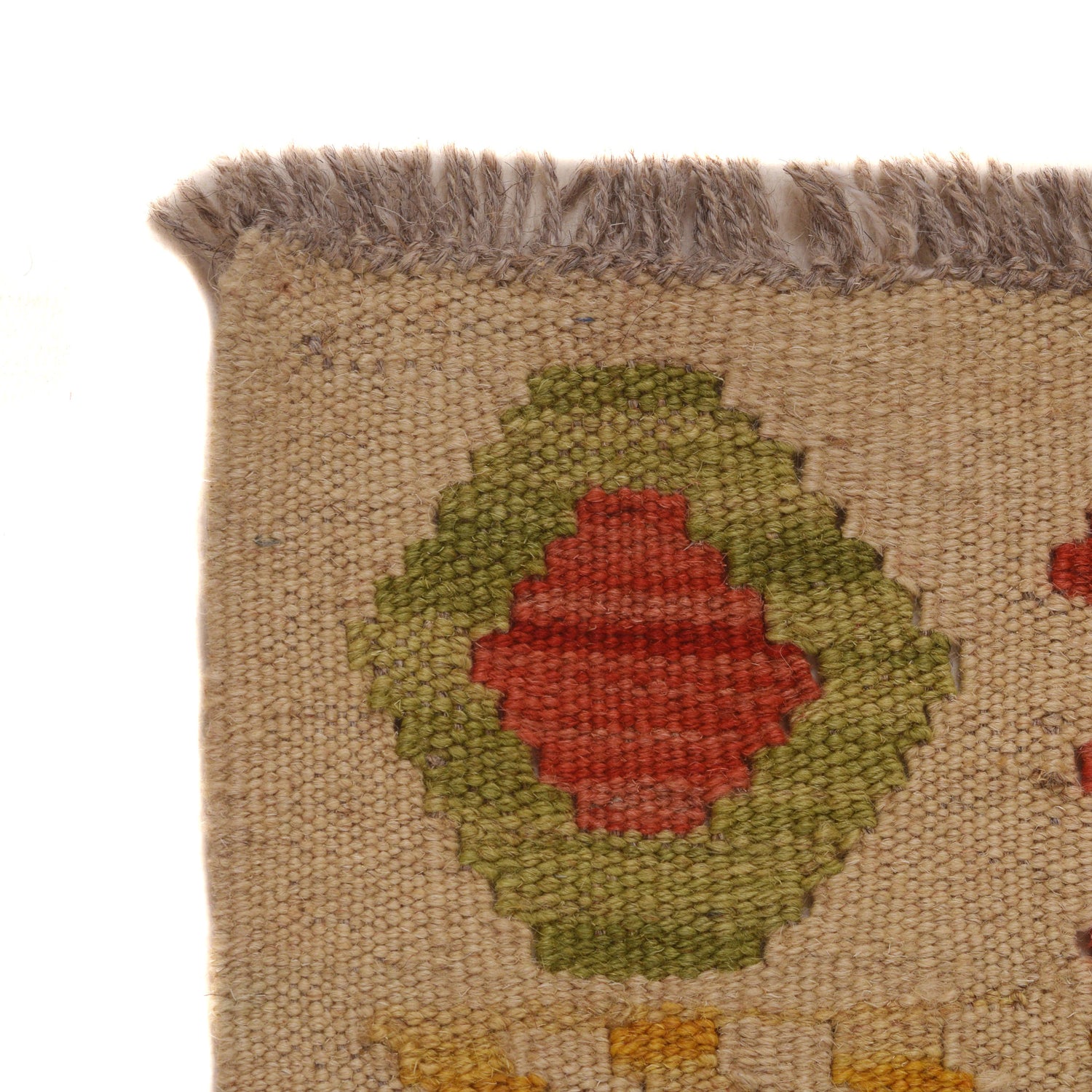 Hand Knotted Afghan Style Kilim 2' 7" x 4' 2" ft / 80 x 126 cm - No. W34838