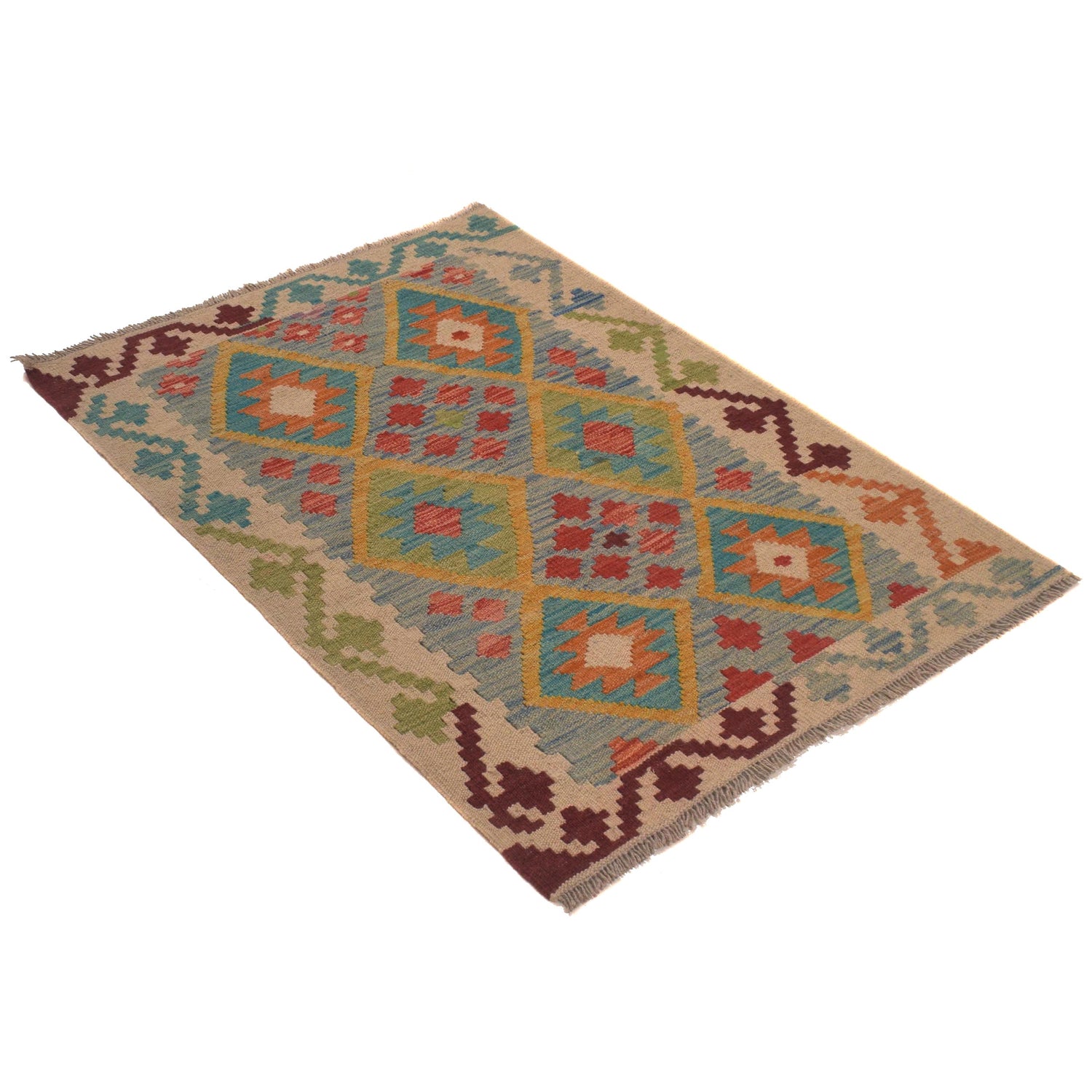Small Size Chobi Kilim 2' 7" x 3' 10" ft / 80 x 117 cm - No. W34839