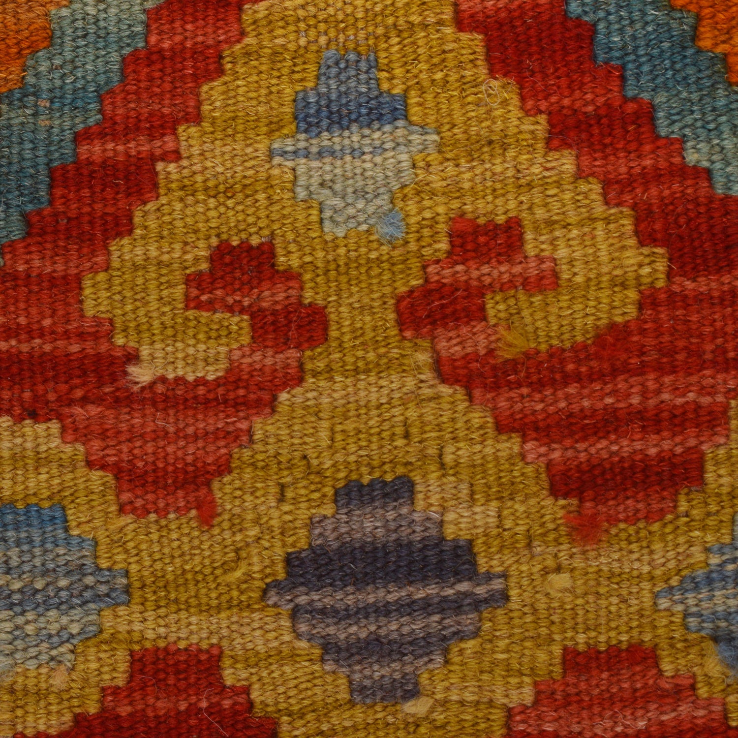 Hand Woven Wool Kelim 2' 8" x 3' 11" ft / 82 x 119 cm - No. W34840