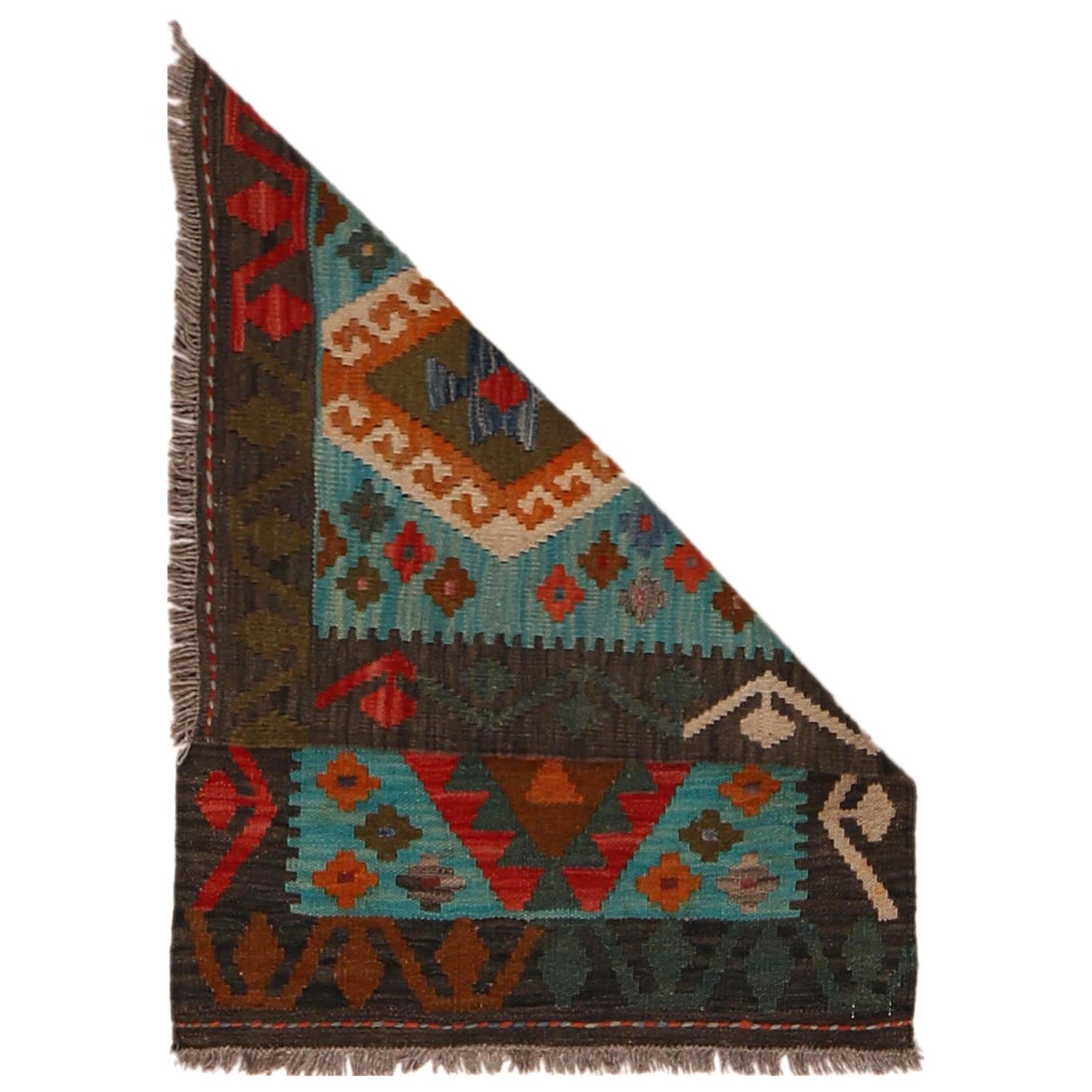 Small Size Chobi Kilim 2' 1" x 2' 10" ft / 63 x 86 cm - No. W34854