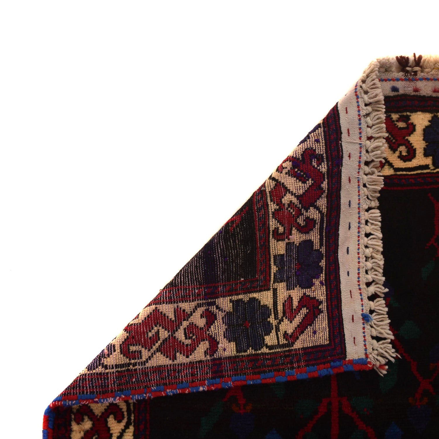 Multi Baluchi Rug 2' 4" x 3' 9" ft / 71 x 115 cm - No. W34864