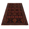Hand Knotted Baluchi Rug 4' 1" x 9' 4" ft / 125 x 285 cm - No. W35443