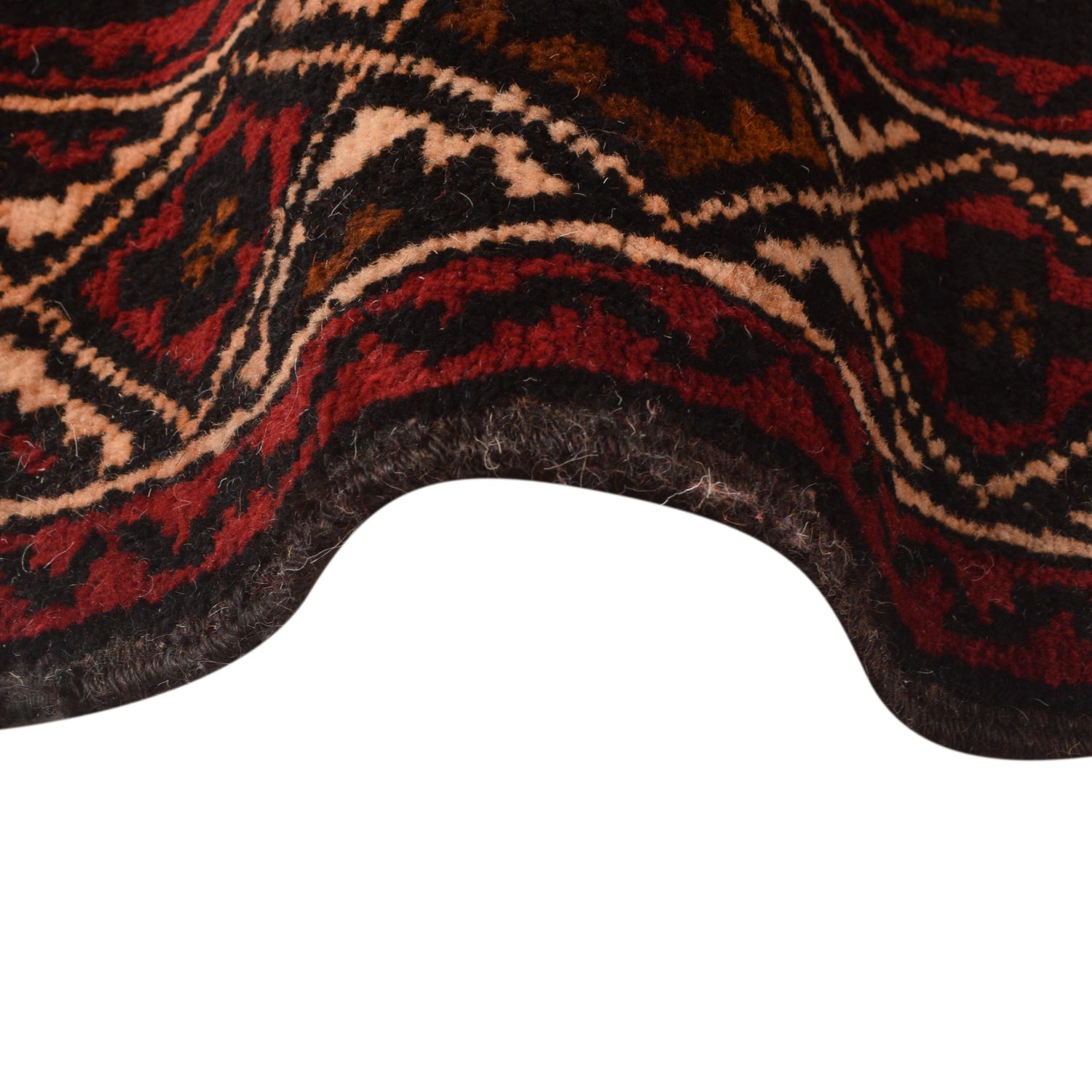 Hand Knotted Baluchi Rug 4' 1" x 9' 4" ft / 125 x 285 cm - No. W35443