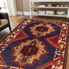 Blue Baluchi Rug  4' 0" x 5' 8" ft / 122 x 173 cm - No. W35444