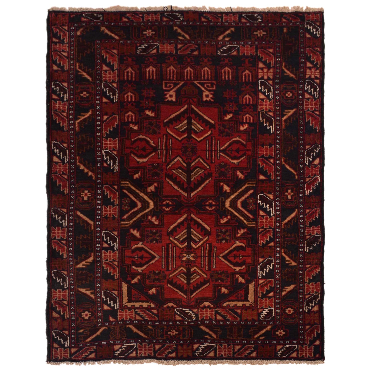 Small Prayer Carpet 3' 1" x 4' 6" ft / 95 x 136 cm -No. W35449