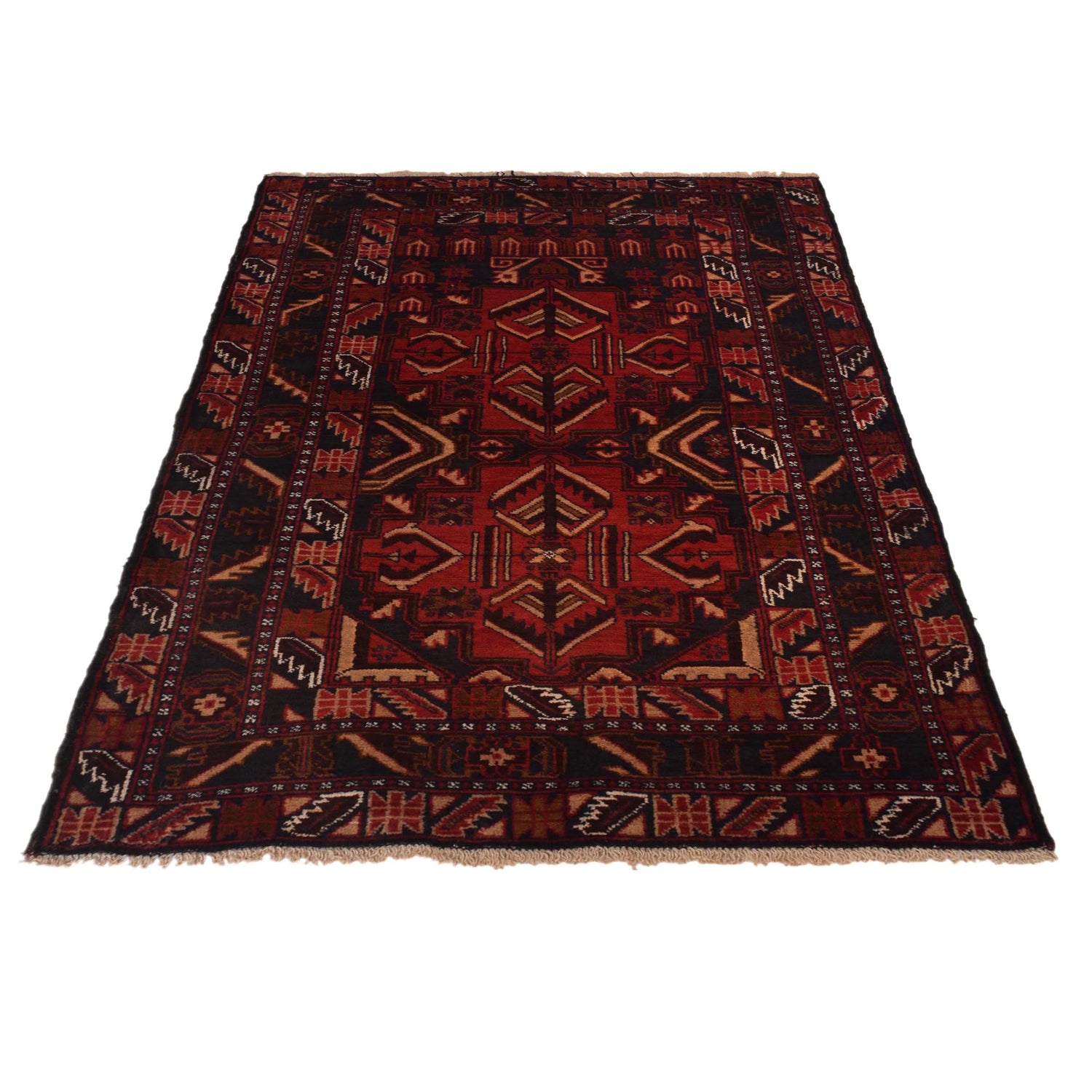 Small Prayer Carpet 3' 1" x 4' 6" ft / 95 x 136 cm -No. W35449