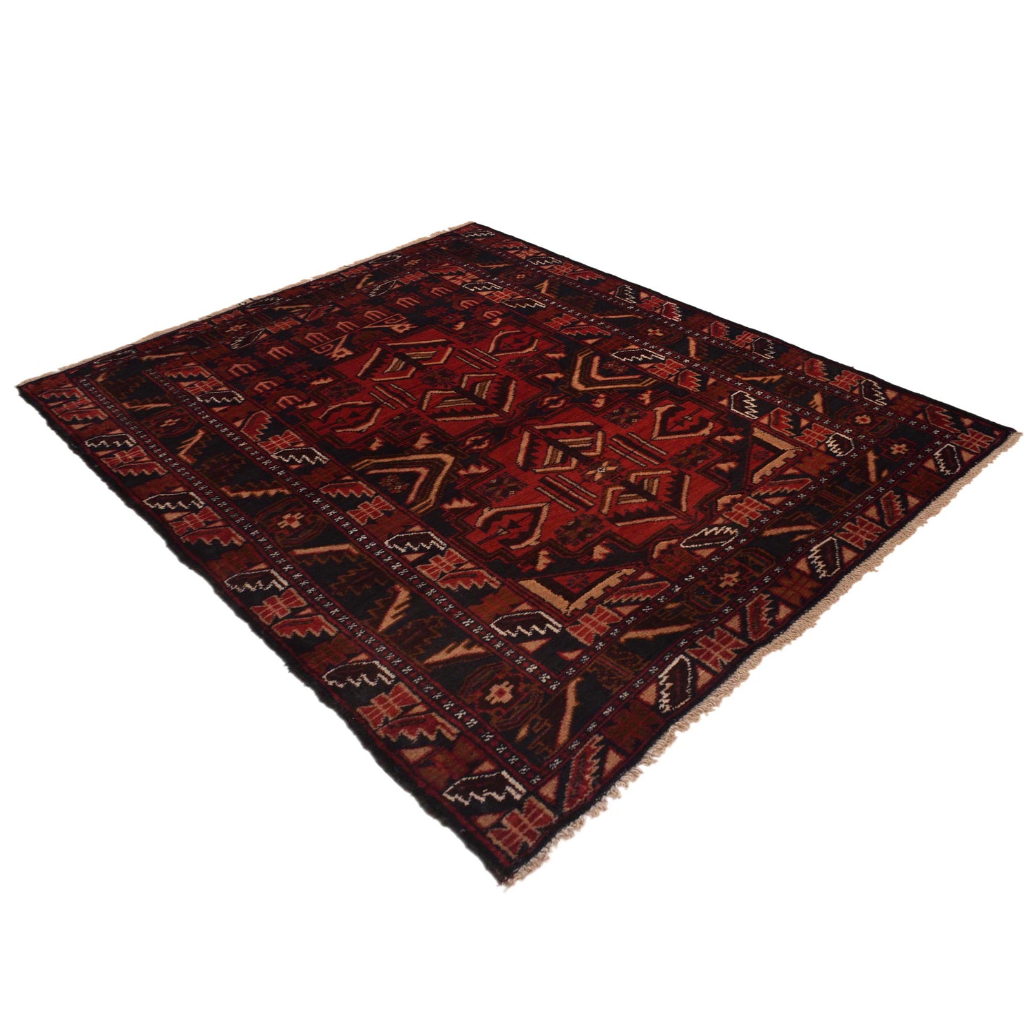 Small Prayer Carpet 3' 1" x 4' 6" ft / 95 x 136 cm -No. W35449