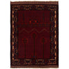 Handmade Prayer Rug 2' 11" x 4' 5" ft / 89 x 135 cm - No. W35450