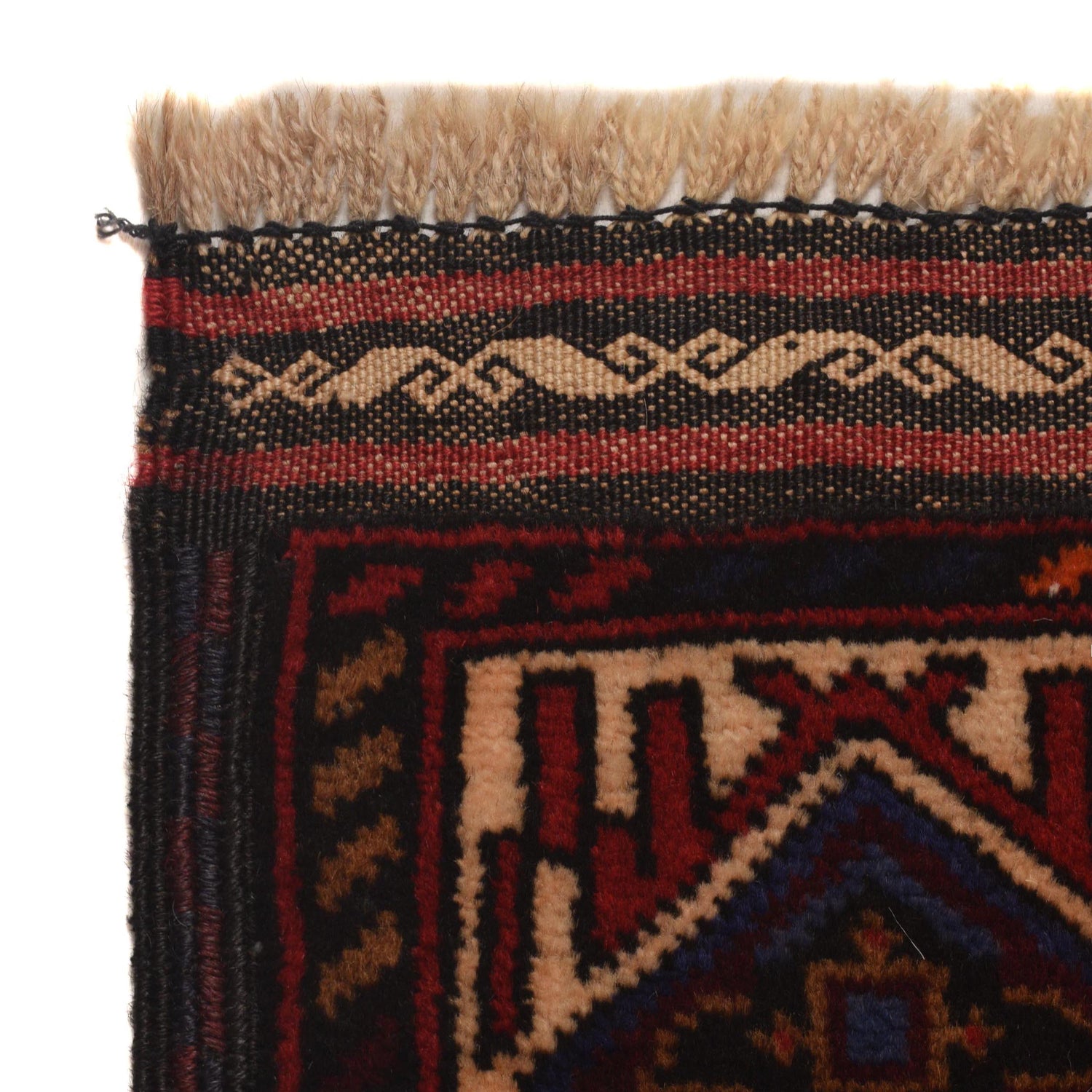 Handmade Prayer Rug 2' 11" x 4' 5" ft / 89 x 135 cm - No. W35450