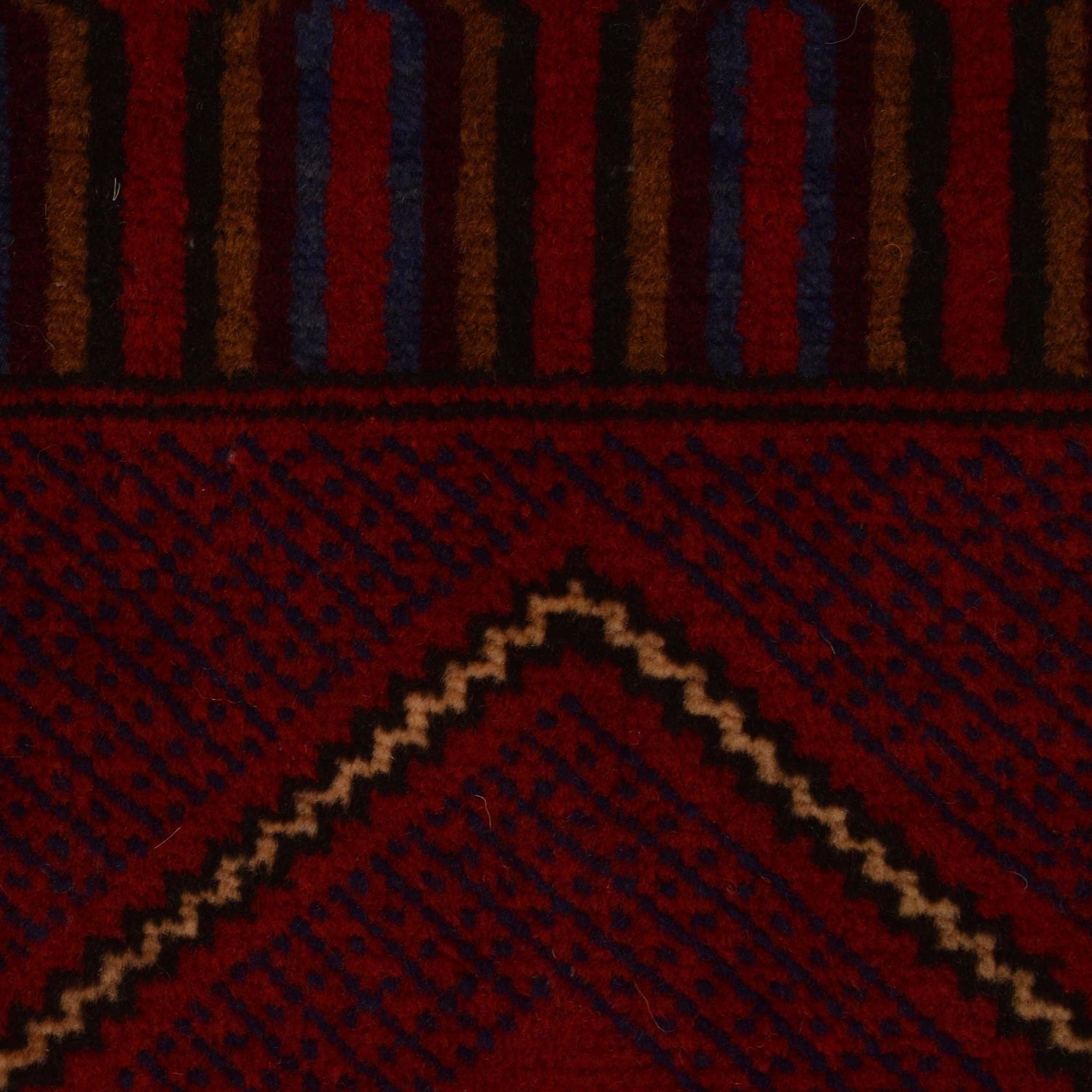 Handmade Prayer Rug 2' 11" x 4' 5" ft / 89 x 135 cm - No. W35450