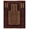 Multi Color Prayer Rug 3' 1" x 4' 4" ft / 95 x 131 cm - No. W35451