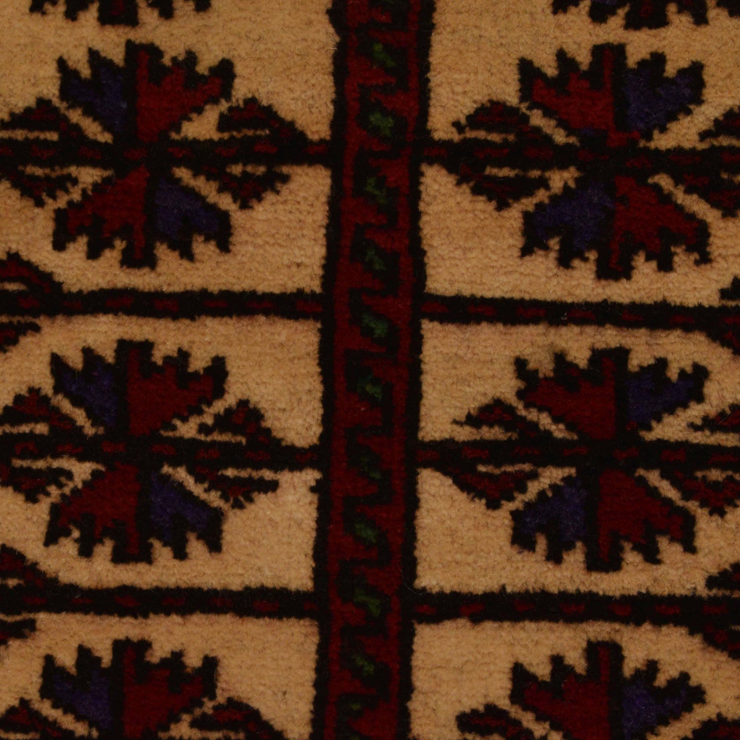 Multi Color Prayer Rug 3' 1" x 4' 4" ft / 95 x 131 cm - No. W35451