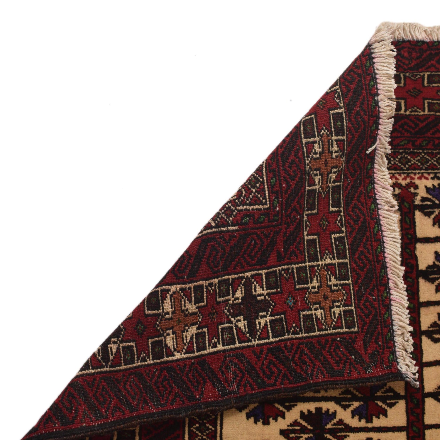 Multi Color Prayer Rug 3' 1" x 4' 4" ft / 95 x 131 cm - No. W35451