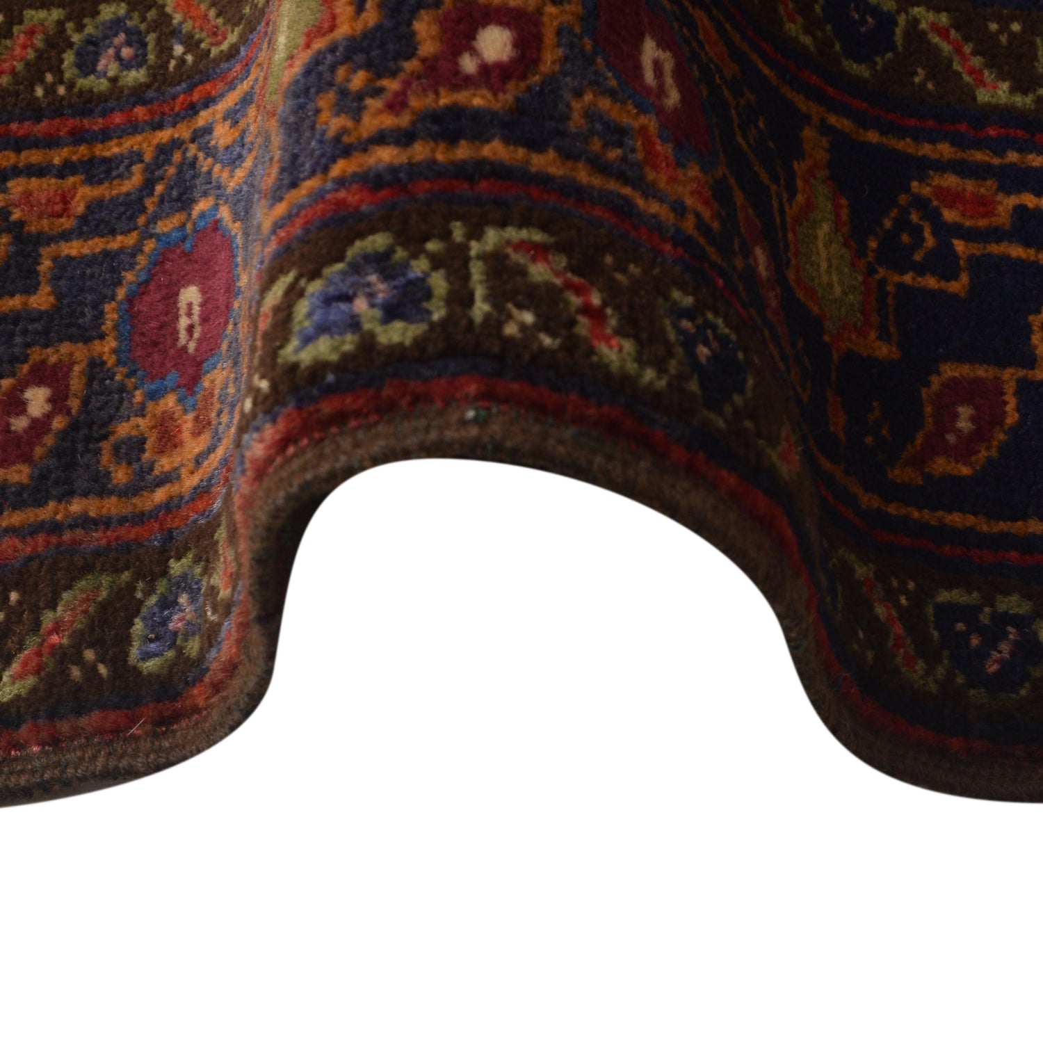 Muslim Prayer Rug 2' 11" x 4' 6" ft / 88 x 136 cm - No. W35452