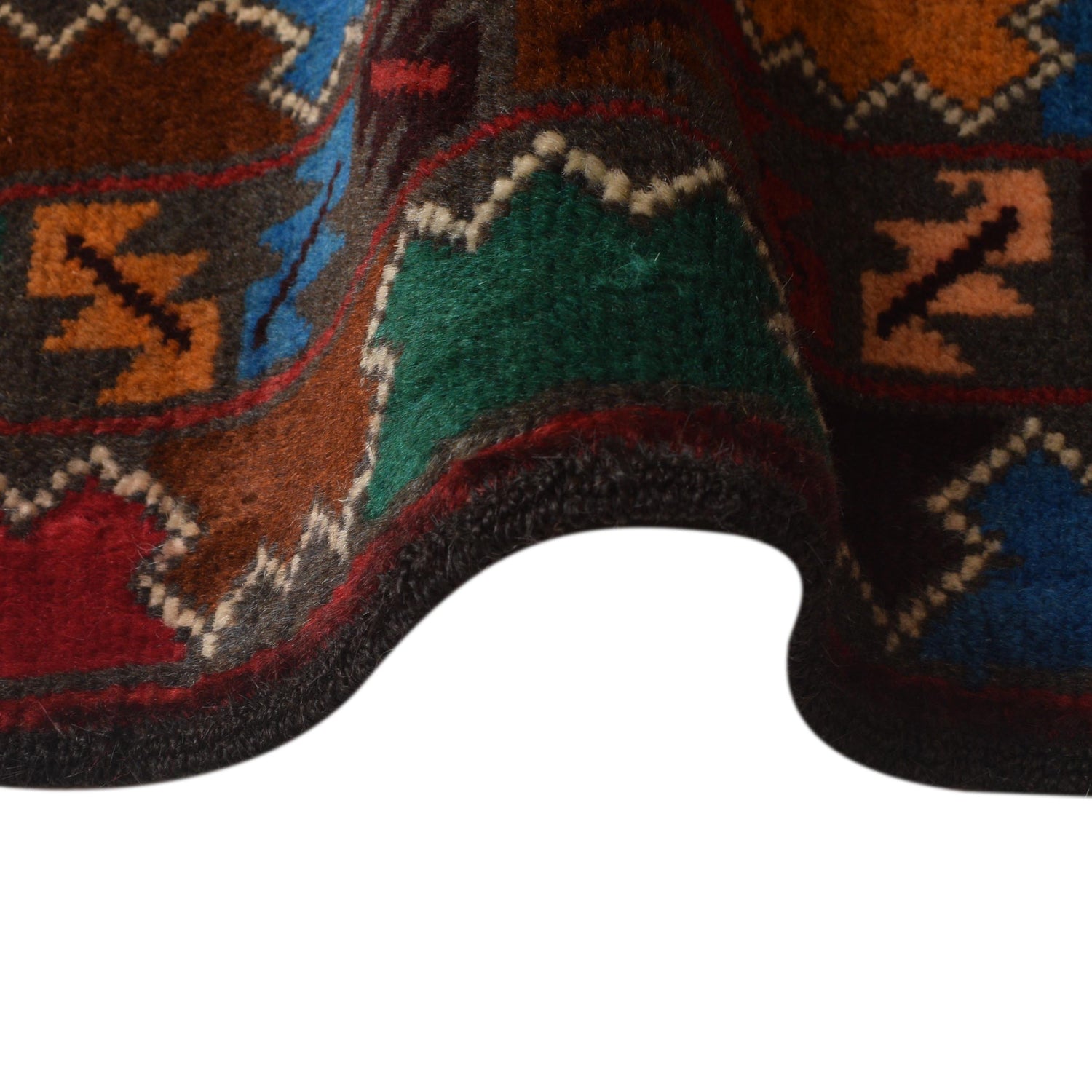 Multi Color Baluchi Rug 2' 9" x 4' 10" ft / 85 x 148 cm - No. W35454