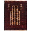 Islamic Prayer Carpet  2' 11" x 4' 3" ft / 88 x 129 cm - No. W35459