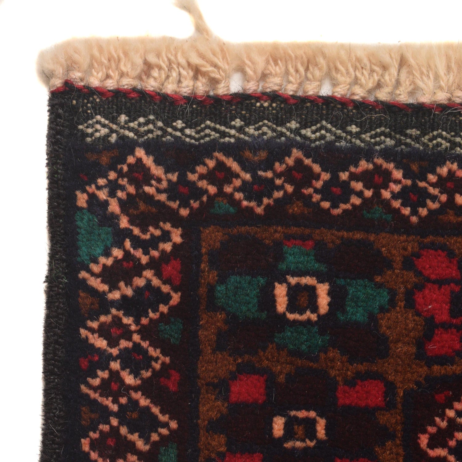 Traditional Handwoven Baluch Runner 2' 8" x 6' 8" ft / 81 x 203 cm - No. W35460