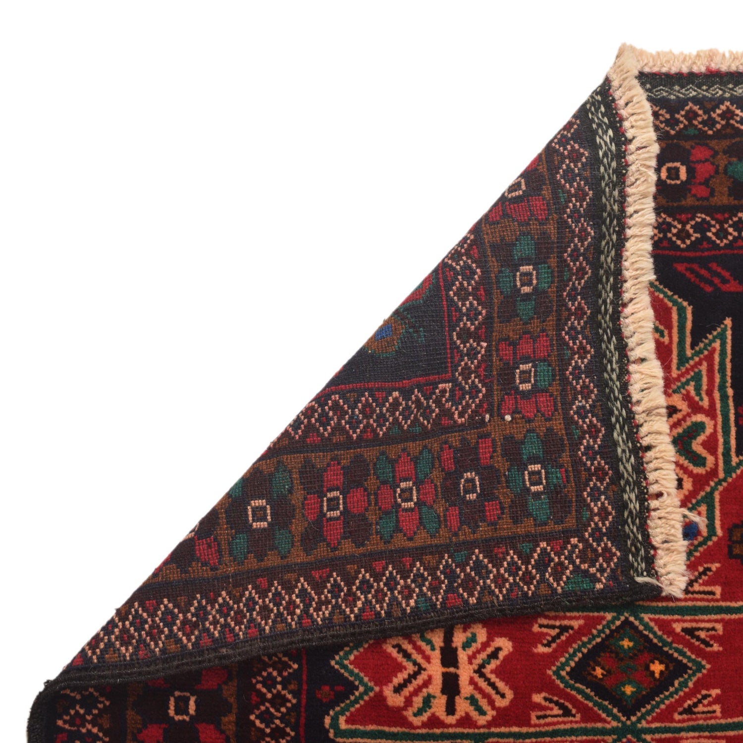 Traditional Handwoven Baluch Runner 2' 8" x 6' 8" ft / 81 x 203 cm - No. W35460