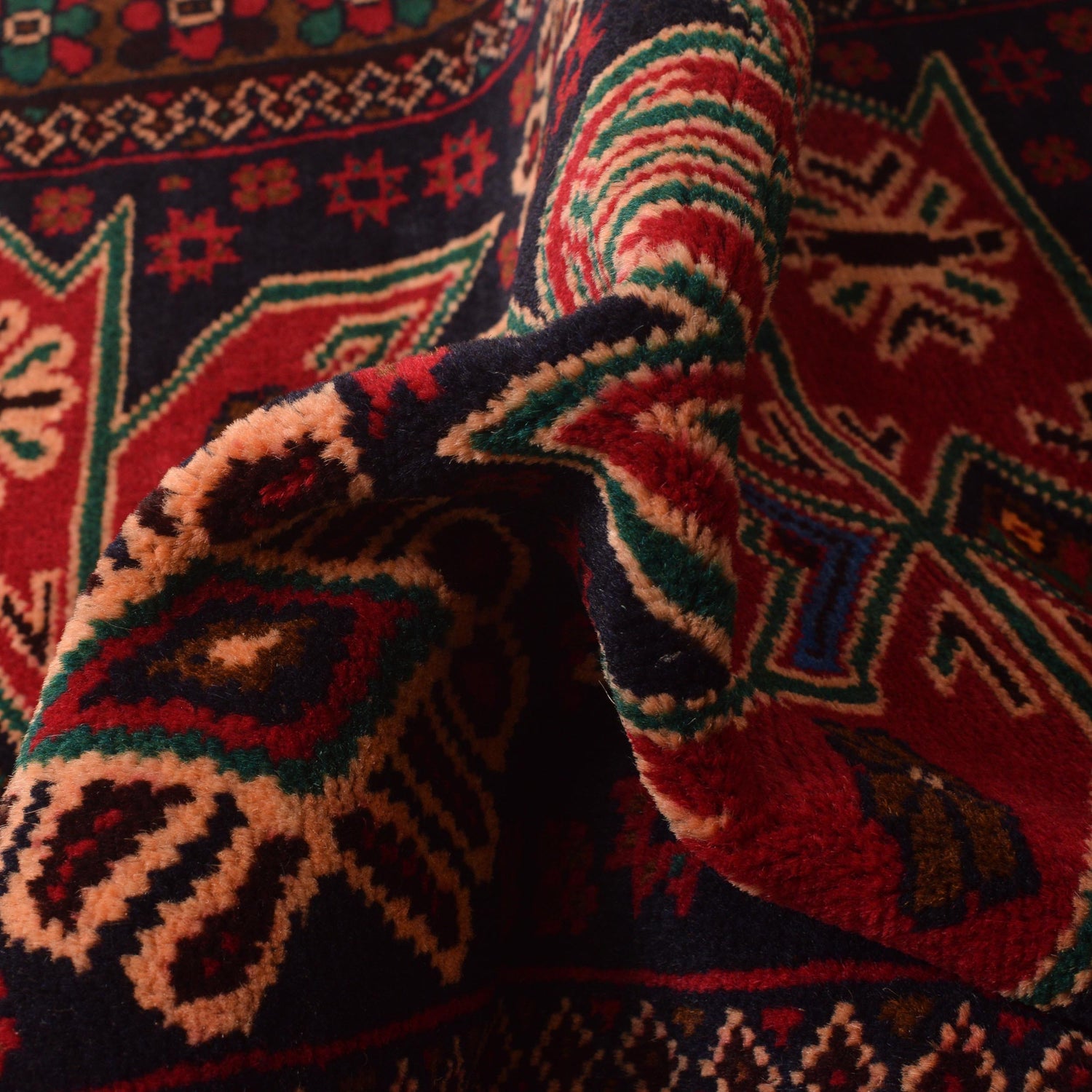 Traditional Handwoven Baluch Runner 2' 8" x 6' 8" ft / 81 x 203 cm - No. W35460