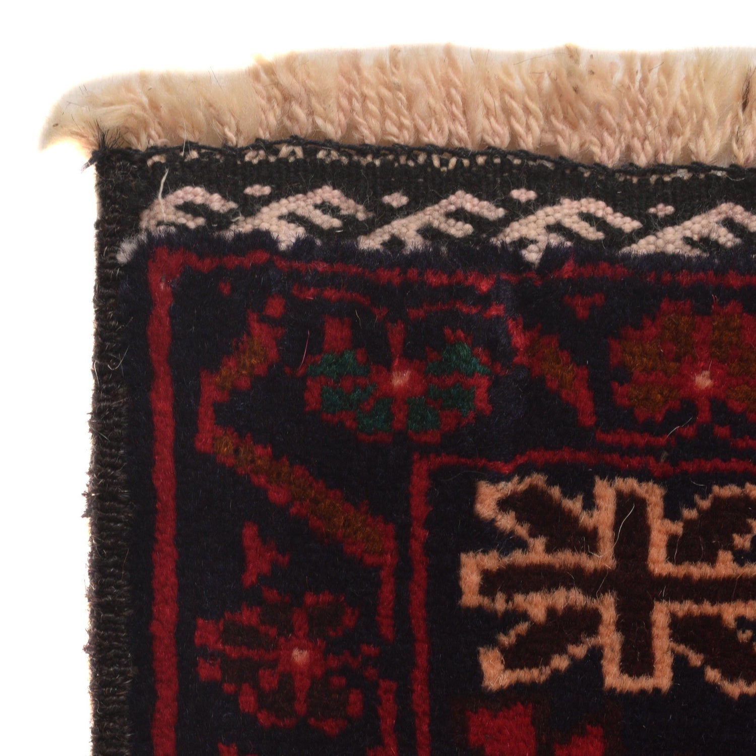 Authentic Tribal Baluchi Runner 2' 11" x 6' 5" ft / 90 x 195 cm - No. W35461