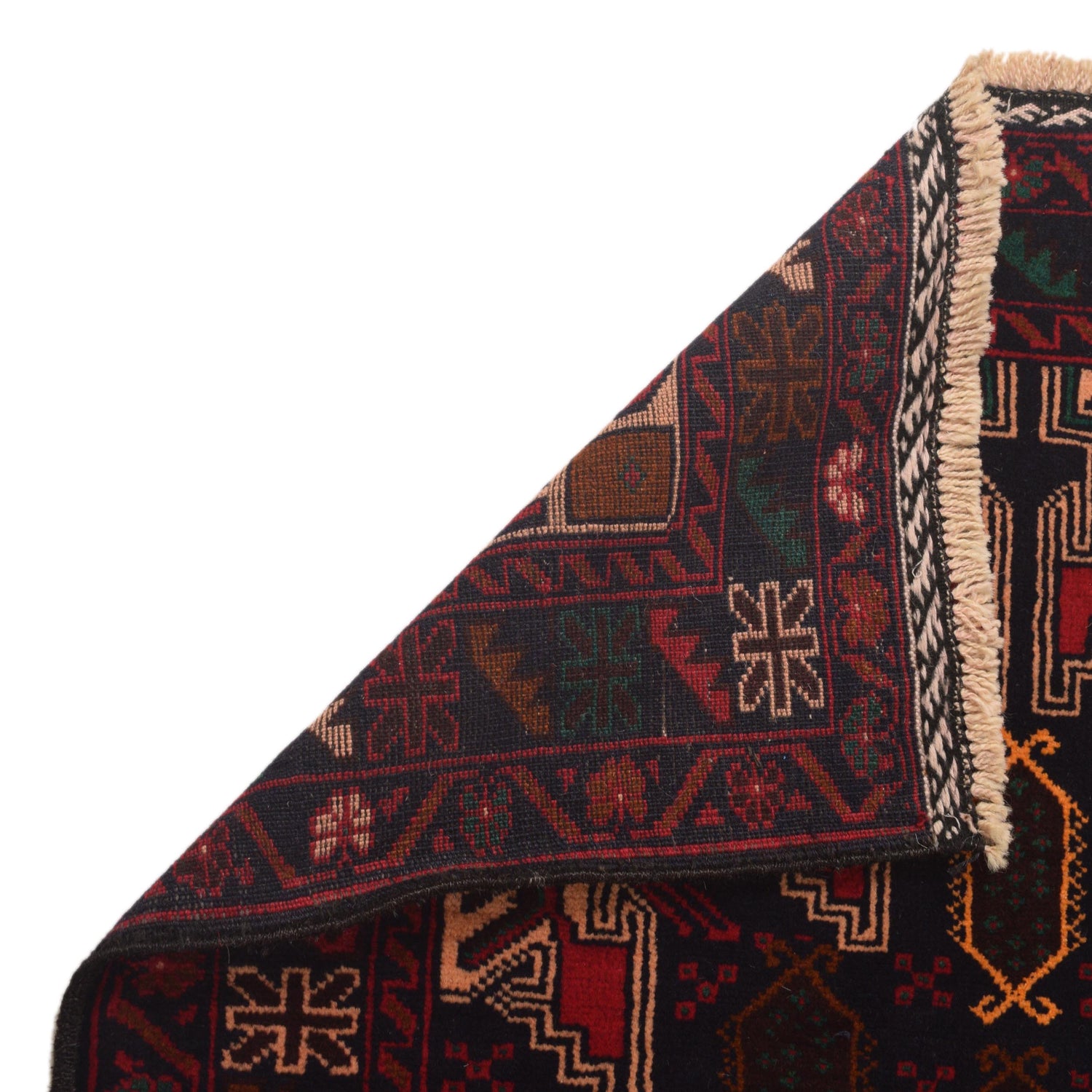 Authentic Tribal Baluchi Runner 2' 11" x 6' 5" ft / 90 x 195 cm - No. W35461