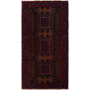 Traditional Handwoven Baluch Runner 3' 1" x 6' 1" ft / 92 x 186 cm - No. W35462