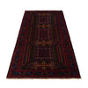 Traditional Handwoven Baluch Runner 3' 1" x 6' 1" ft / 92 x 186 cm - No. W35462