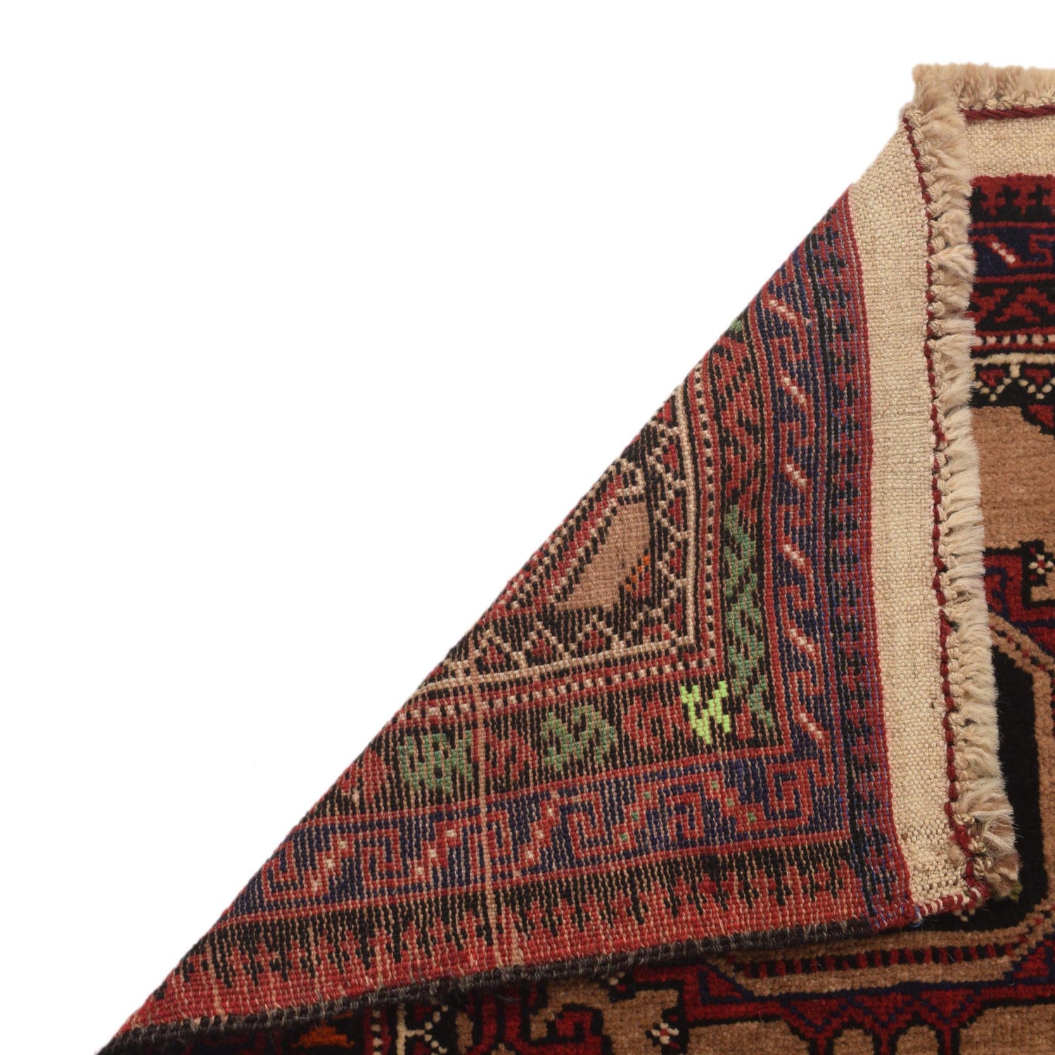 Muslim Prayer Rug 2' 4" x 3' 4" ft / 71 x 102 cm - No. W35464