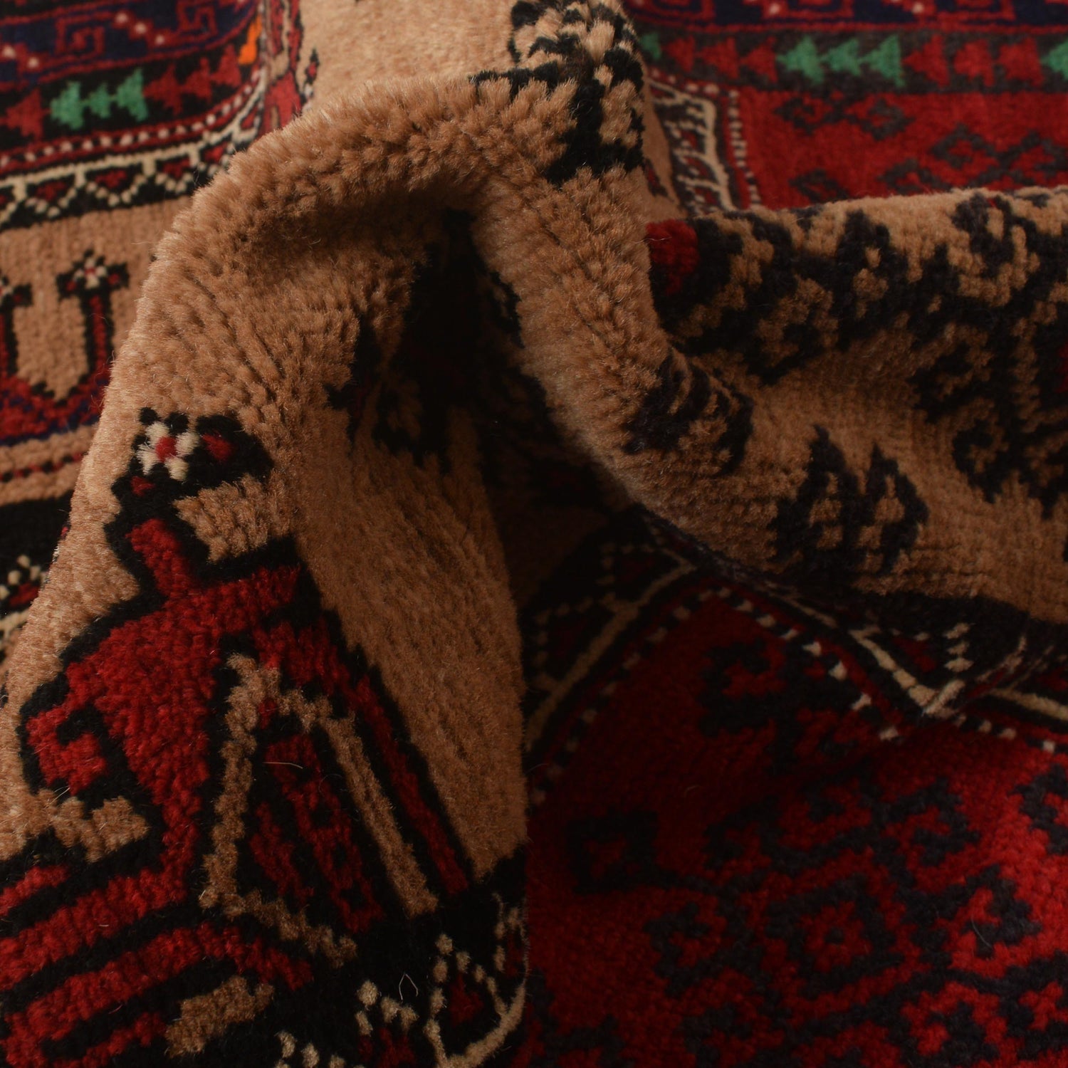 Muslim Prayer Rug 2' 4" x 3' 4" ft / 71 x 102 cm - No. W35464