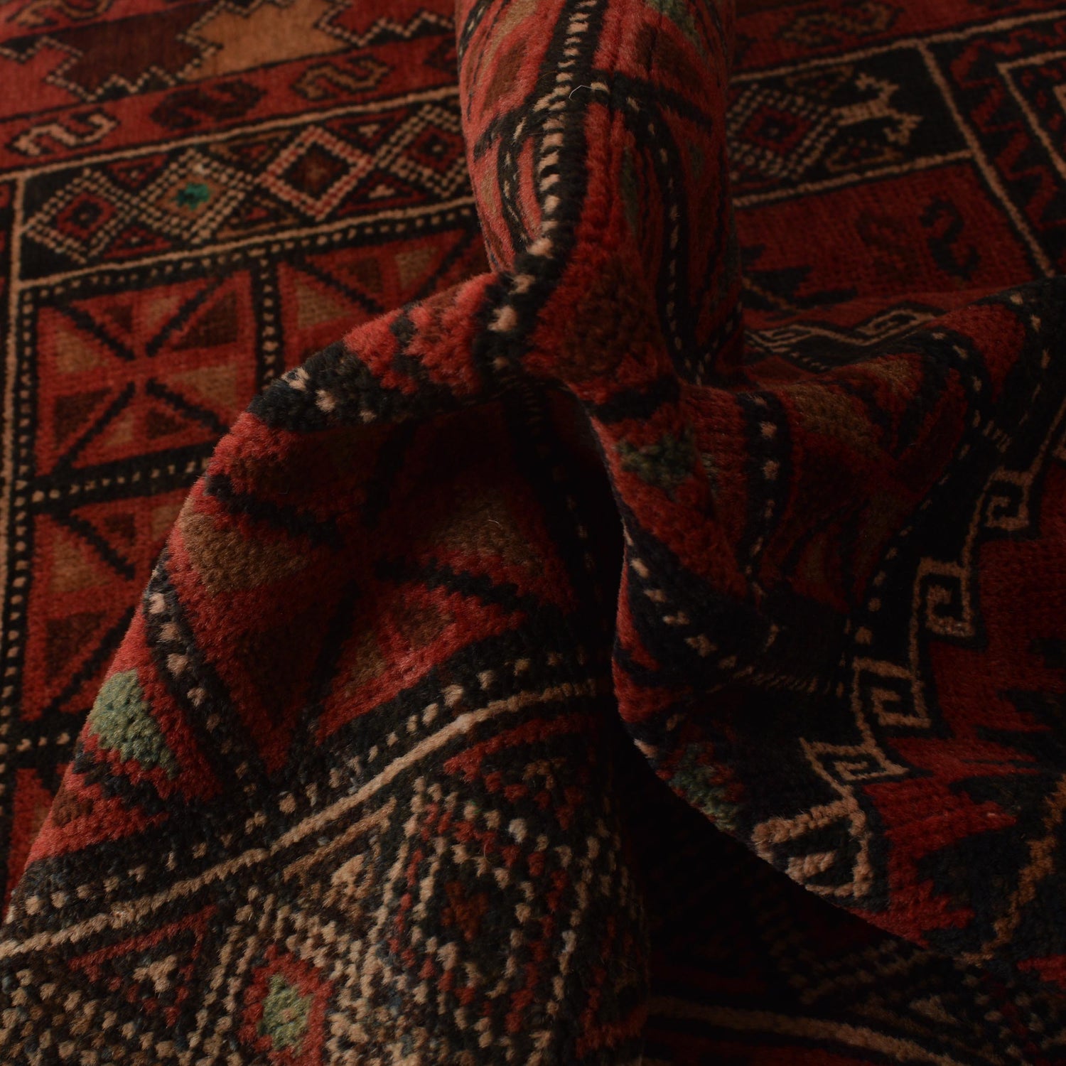 Islamic Prayer Carpet 3' 1" x 4' 8" ft / 93 x 143 cm -No. W35519