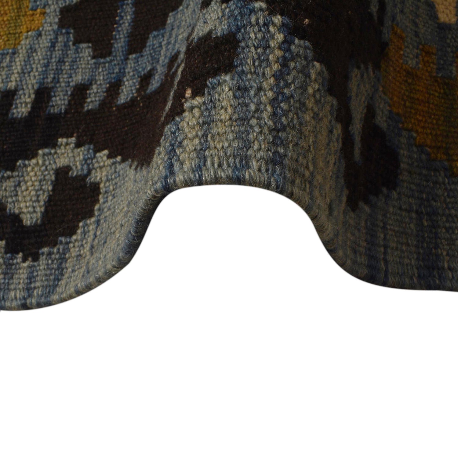 Hand Knotted Flatweave Kilim 6' 7" x 9' 6" ft / 201 x 290 cm - No. W35524