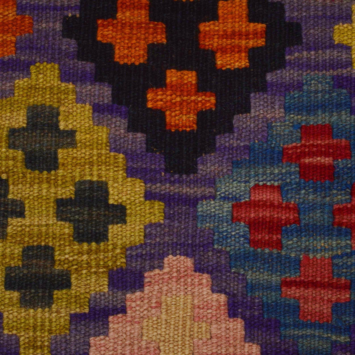 Handmade Vegetable Kelim Runner 2' 10" x 9' 9" ft / 86 x 297 cm - No. W35529