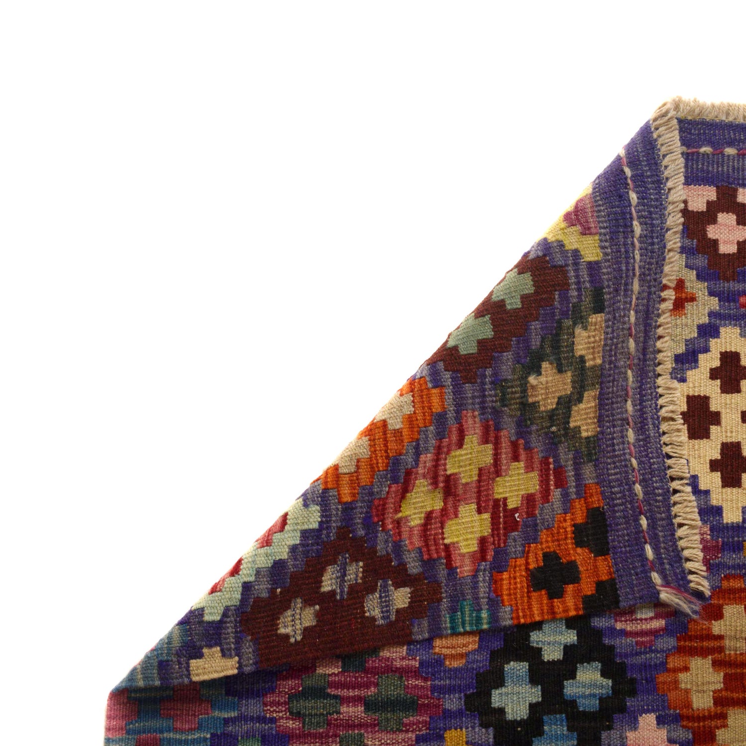 Handmade Vegetable Kelim Runner 2' 10" x 9' 9" ft / 86 x 297 cm - No. W35529