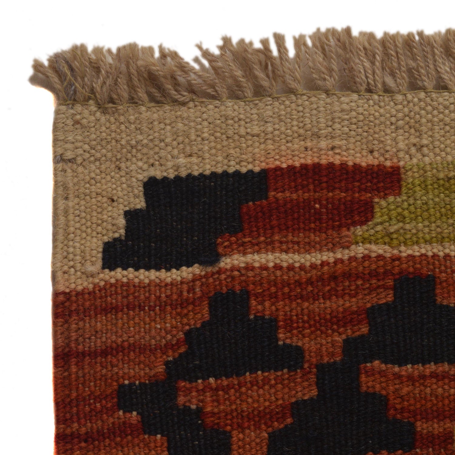 Handmade Afghan Vegetable Kilim 4' 11" x 6' 10" ft / 150 x 209 cm - No. W35531