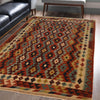 Handmade Afghan Vegetable Kilim 4' 11" x 6' 10" ft / 150 x 209 cm - No. W35531