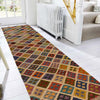 Hand Woven Wool Kelim Runner 2' 5" x 9' 9" ft / 73 x 296 cm - No. W35532